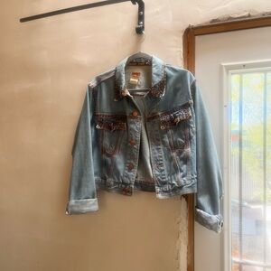 Jean Paul Gaultier - Light Blue Denim Jacket with Metal Grommets